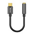 Baseus audio adaptér z USB-C na Jack 3,5mm čierny