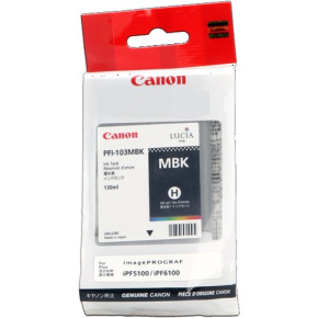 kazeta CANON PFI-103MBK Matte Black pre iPF 5100/6100 (130 ml)