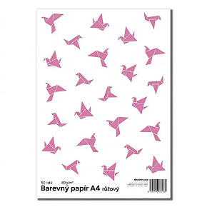 Farebný papier Color A4-80g - ružová