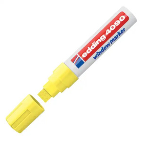 Popisovač na sklo edding 4090 žltý