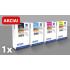 1 sada kaziet EPSON WorkForce WP4000,WP4500 CMYK XXL