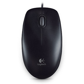Logitech B100/Kancelárska/Optická/800 DPI/Drôtová USB/Čierna Logitech B100/Kancelárska/Optická/800 DPI/Drôtová USB/Čierna