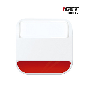iGET SECURITY MP11 - vonkajšia siréna napájaná batériou alebo adaptérom, pre alarm M6-4G, bat. v balení iGET SECURITY MP11 - vonkajšia siréna napájaná batériou alebo adaptérom, pre alarm M6-4G, bat. v balení