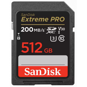 SanDisk Extreme PRO 512GB SD card