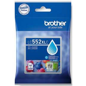 kazeta BROTHER LC-552XL Cyan MFC-J3660DW/J3960DW (1500 str.)