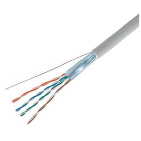 OXnet kábel FTP, Cat5E, lanko, box 305m, šedý