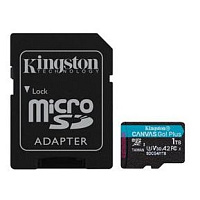 Pamäťová karta Kingston Canvas Go! Plus microSDXC 1TB Class 10, UHS-I, U3, V30, A2, 200/104MB/s (+ adaptér)