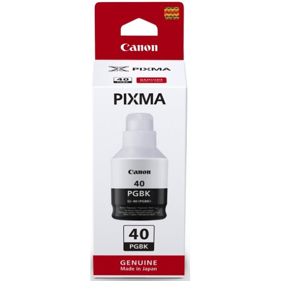 atramentová náplň CANON GI-40BK black PIXMA GM2040/GM4040, PIXMA G5040/G6040 (6000 str.) (3385C001)