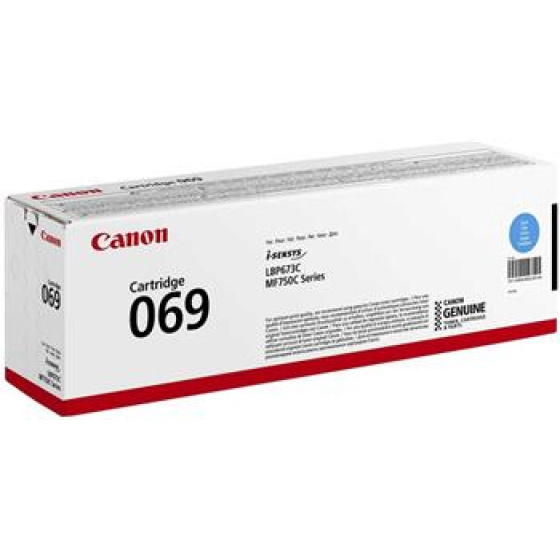 toner CANON CRG-069 cyan i-SENSYS MF752Cdw/754Cdw, LBP673Cdw (1.900 str.) (5093C002)