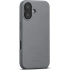 Woolnut Leather Case for iPhone 16 - Grey