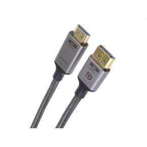 PremiumCord DisplayPort 1.4 na HDMI 2.1 kábel pre rozlíšenie 8K@60Hz, 4K@144Hz, 2m