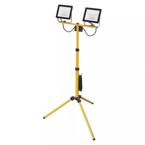 EMOS LED reflector HOBBY SLIM, 2× 30W + tripod