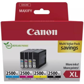 kazeta CANON PGI-2500 BK/C/M/Y XL PACK MAXIFY iB4050/MB5050/MB5350