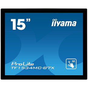 15" iiyama TF1534MC-B7X: TN, XGA, capacitive, 10P, 370cd/m2, VGA, DP, HDMI, IP65, čierny 15" iiyama TF1534MC-B7X: TN, XGA, capacitive, 10P, 370cd/m2, VGA, DP, HDMI, IP65, čierny