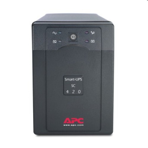 APC SC420I, Smart UPS, 420VA/260W, 3x IE C13, RJ11/RJ45, RS232