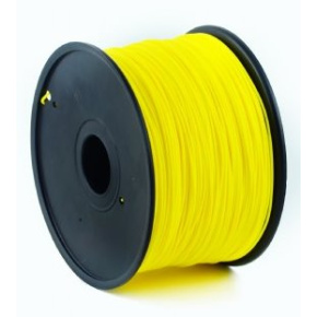 ABS plastic filament for 3D printers, 1.75 mm diameter, yellow