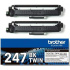 toner BROTHER TN-247 Black kit (2ks) poškodená krabica (2x 3000 str.)