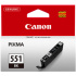 kazeta CANON CLI-551BK black MG 5450/6350, iP 7250, MX 925 (6508B001)