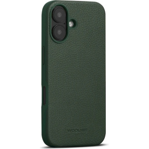 Woolnut Leather Case for iPhone 16 - Green