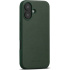 Woolnut Leather Case for iPhone 16 - Green