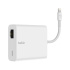 Belkin Ethernet + Power Adapter with Lightning Connector - White