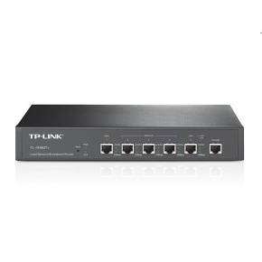 tp-link TL-R480T+, 5 port Fast Ethernet Multi-Wan Router for SMB, Configurable WAN/LAN Ports up to 4 Wan ports, 1U/13"