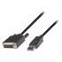 Valueline DisplayPort to DVI-D 24+1p cable M/M, 1m, black