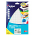 Etikety PRINT kruh 8 mm, biele