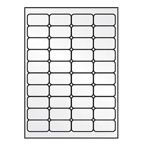 Etikety PRINT 45,7 x 21,2 strieborné Etikety PRINT 45,7 x 21,2 strieborné