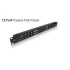 OXnet 19" patch panel 12port POE, without power supply, black