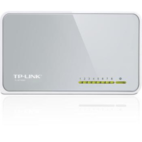 Mini Desktop Switch TP-LINK TL-SF1008D 8-port 10/100M, 8x 10/100M RJ45 ports, Plastic case