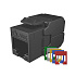 Samořezný keystone Solarix CAT6 UTP SXKJ-6-UTP-RAL-SA, RAL FIT moduly, SECURE CAP, Component Level a 4PPoE certifikace