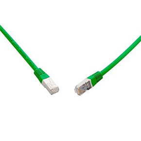 10G patch kabel CAT6A SFTP LSOH 5m zelený non-snag-proof C6A-315GR-5MB
