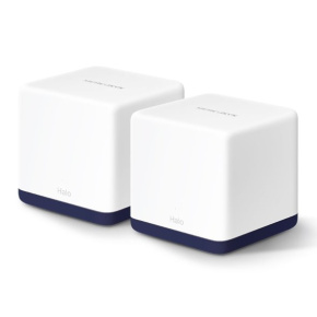 MERCUSYS Halo H50G (2-pack), AC1900 Whole Home Mesh Wi-Fi SystemSPEED: 600 Mbps at 2.4 GHz + 1300 Mbps at 5 GHzSPEC: 3×