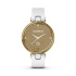 GARMIN LILY, Classic, Gold/White, Italian Leather