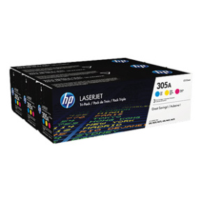 TONER HP CF370AM Troj-Pack HP305A CE411A+CE412A+CE413A 3x (2600 str.)