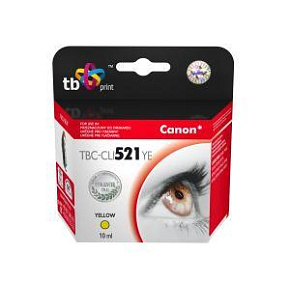Ink. kazeta TB kompat. s Canon CLI-521Y 100% new Ink. kazeta TB kompat. s Canon CLI-521Y 100% new