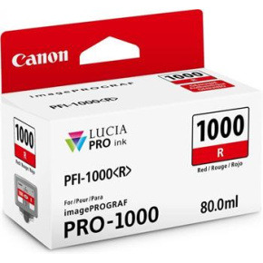 kazeta CANON PFI-1000R Red iPF PRO-1000 (0554C001)