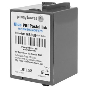 PBI Postal ink PITNEY BOWES blue Dm300/Dm400/Dm475