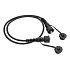 Průmyslový patch kabel Solarix CAT6 FTP 1m černý IP67 C6-IN-315BK-1MB