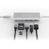 Adam Elements USB-C multiport hub CASA 6 in 1 - Silver