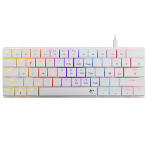 White Shark Mechanical gaming keyboard NAGAMAKI, US, red switch, white White Shark Mechanical gaming keyboard NAGAMAKI, US, red switch, white