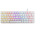 White Shark Mechanical gaming keyboard NAGAMAKI, US, red switch, white