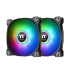 Thermaltake Ventilátor Pure Duo 12 ARGB Sync Radiator Fan 2 Pack Black Fan