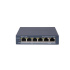 Hikvision DS-3E1506P-EI/M, 4 portový Fast ethernet, Smart PoE switch