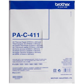 termo papier BROTHER PA-C-411, 100ks/A4, Pocket Jet PJ-622/623/662/663/673