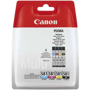kazeta CANON CLI-581 BK/C/M/Y PACK TS6150/TS8150/TR7550/TR8550 (2103C004)