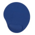 Gel mouse pad with wrist support, blue, ergonomic