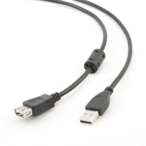 Cable CABLEXPERT USB A-A 1.8m 2.0 extension HQ with ferrite core