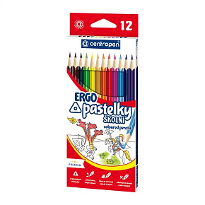 Pastelky Centropen 9521/12 - trojhranné Pastelky Centropen 9521/12 - trojhranné
